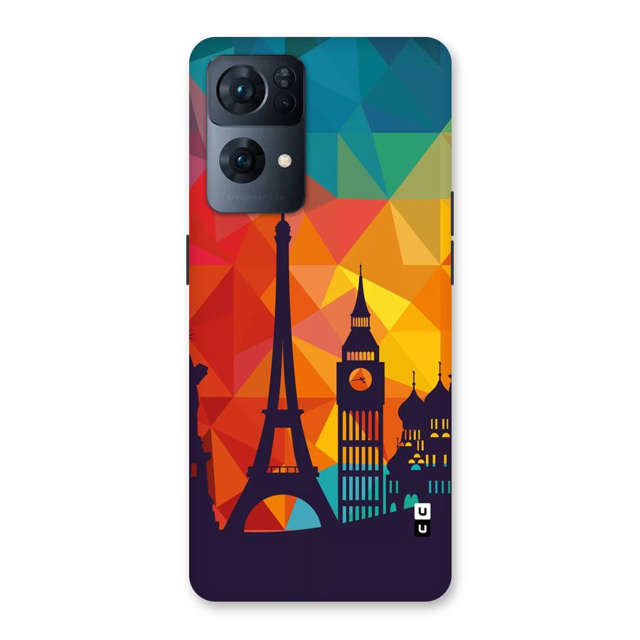 London Art Back Case for Oppo Reno7 Pro 5G