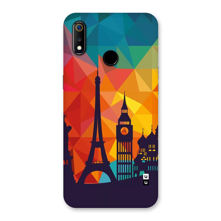 London Art Back Case for Realme 3