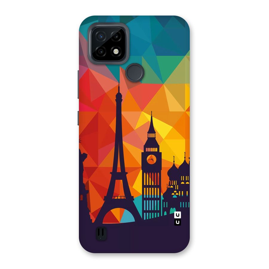 London Art Back Case for Realme C21