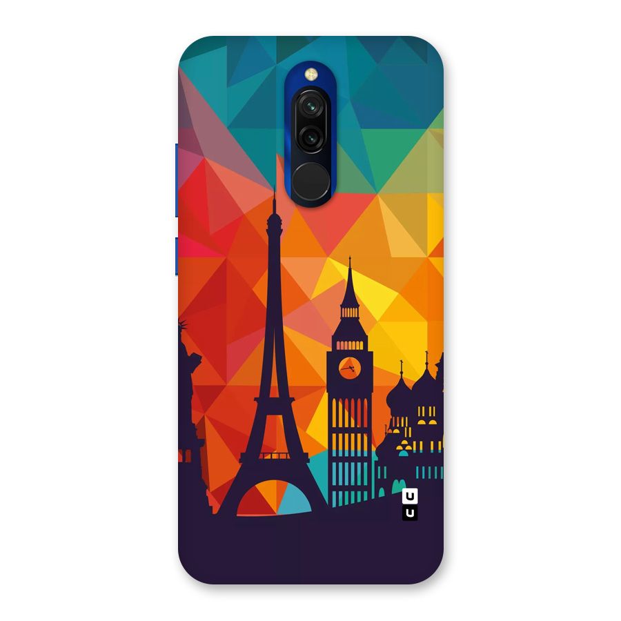London Art Back Case for Redmi 8