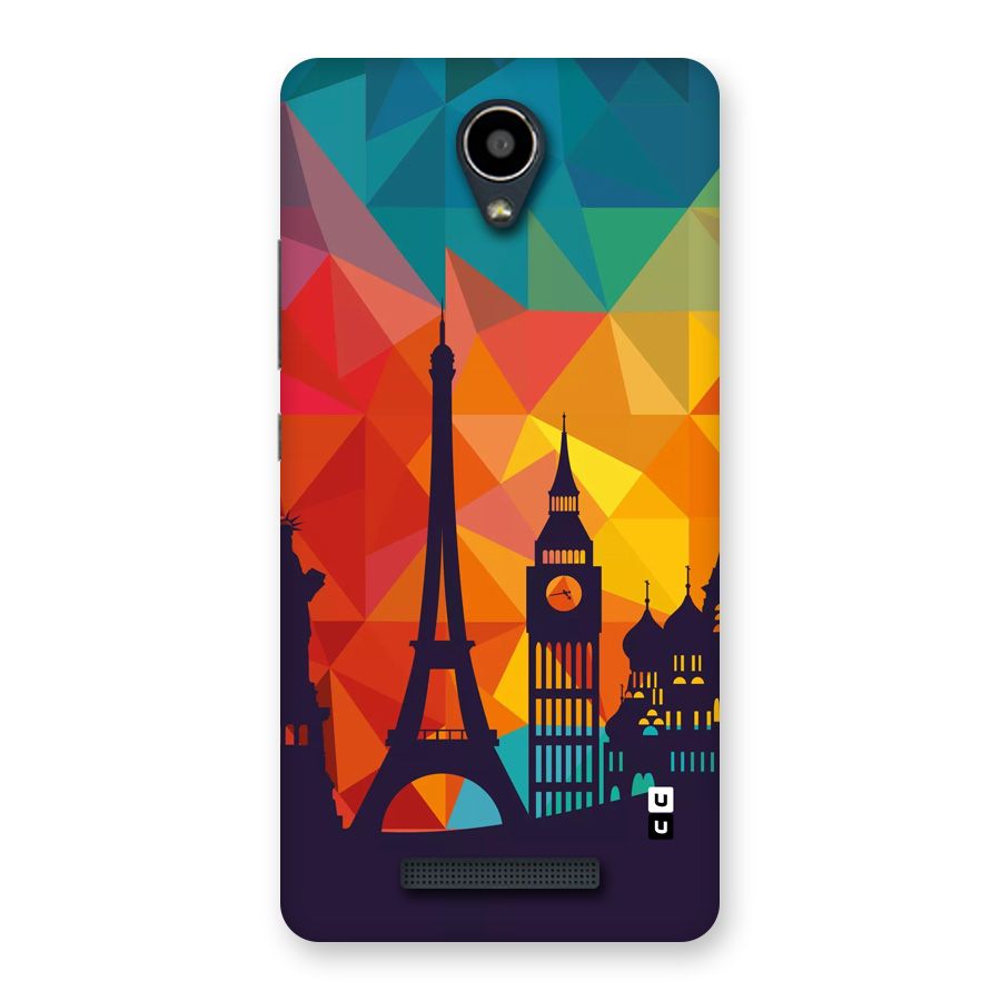 London Art Back Case for Redmi Note 2