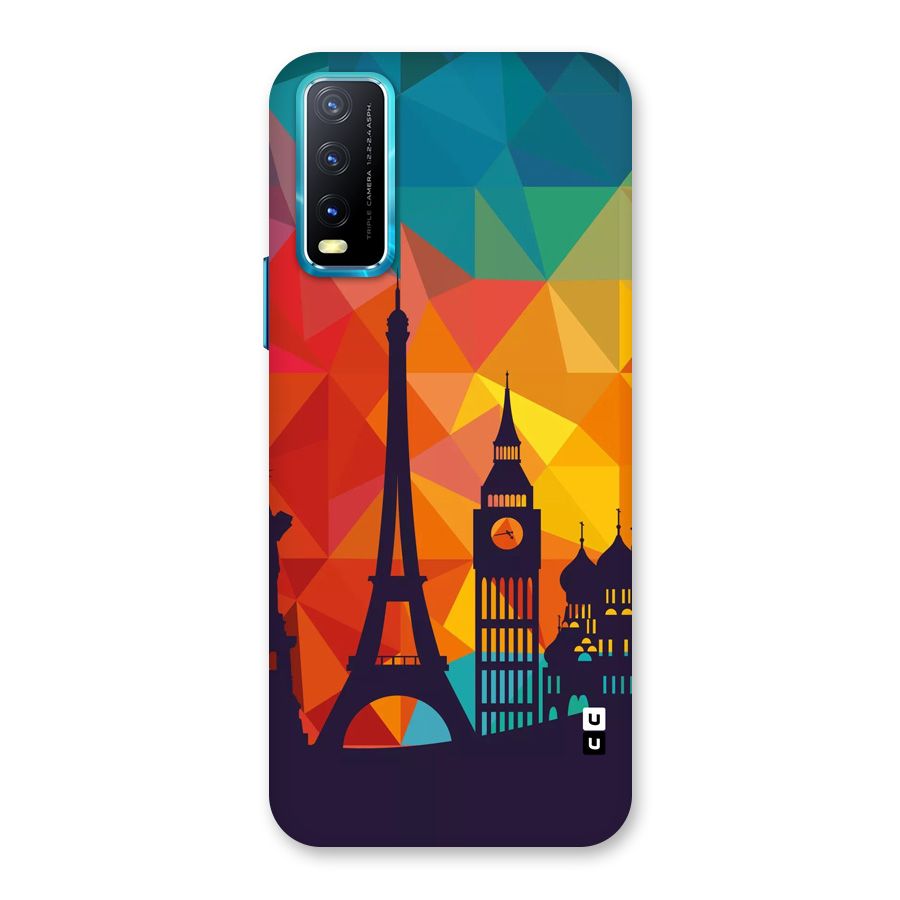 London Art Back Case for Vivo Y20A