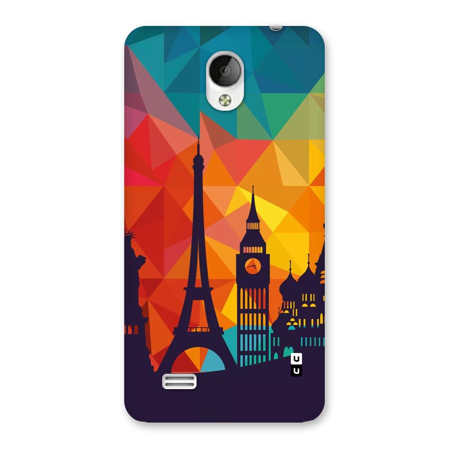 London Art Back Case for Vivo Y21