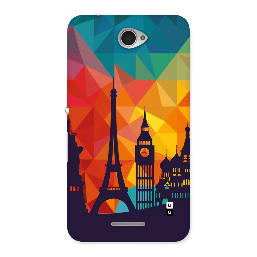 London Art Back Case for Xperia E4