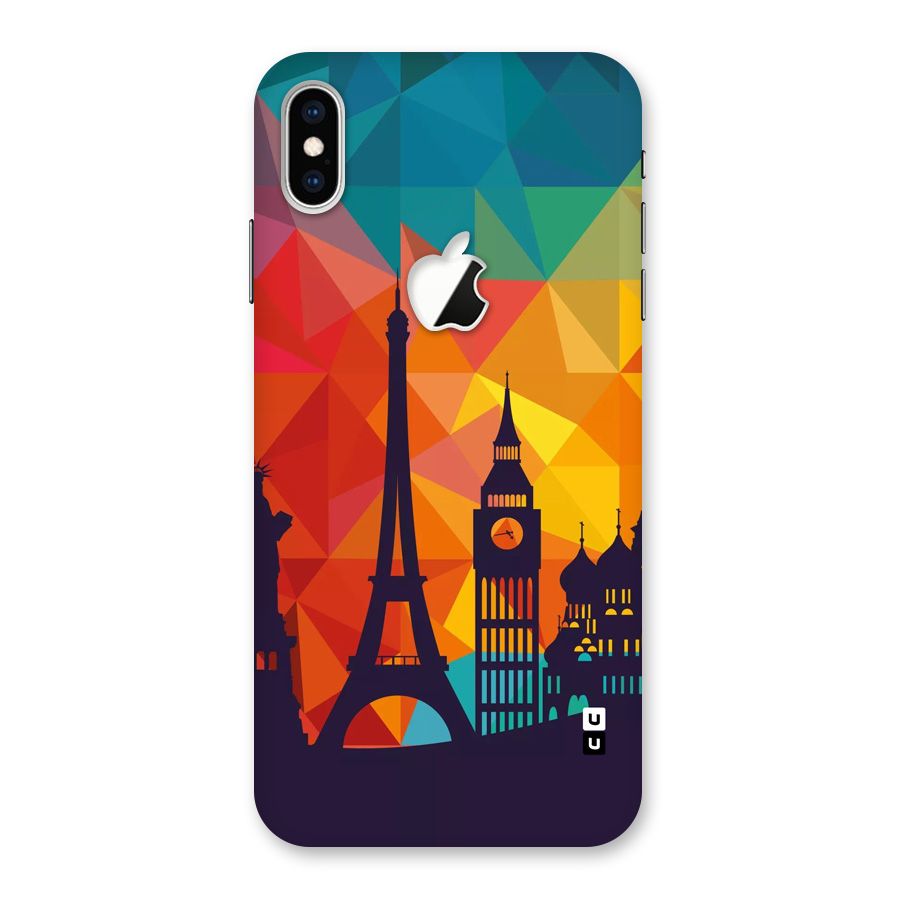 London Art Back Case for iPhone XS Max Apple Cut