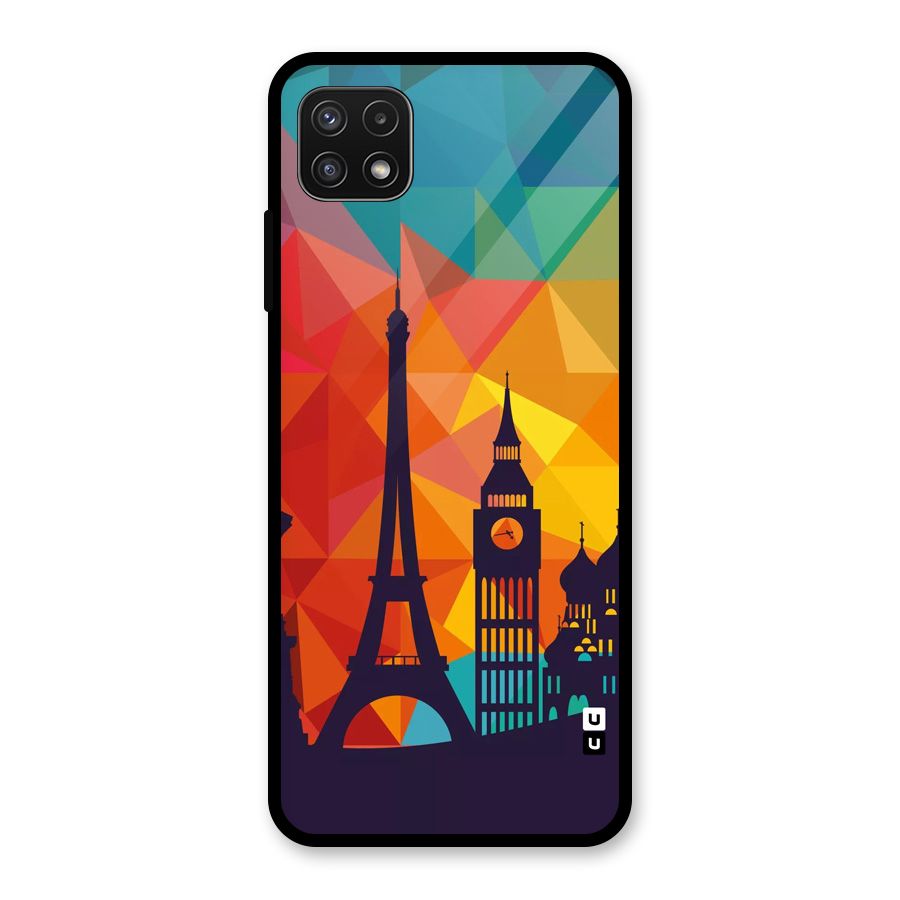 London Art Glass Back Case for Galaxy A22 5G
