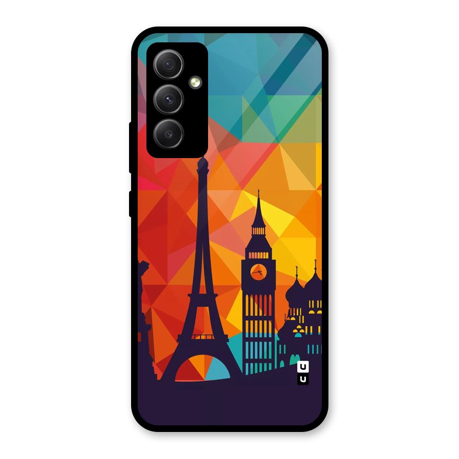 London Art Glass Back Case for Galaxy A34