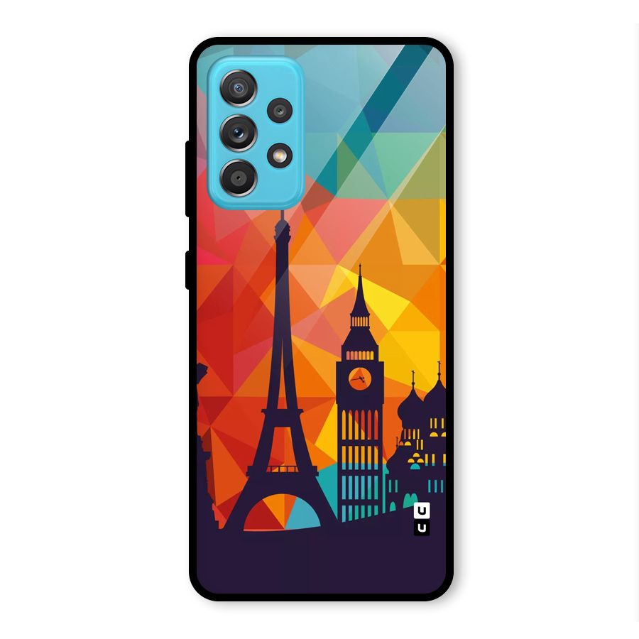 London Art Glass Back Case for Galaxy A52
