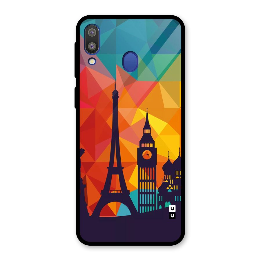 London Art Glass Back Case for Galaxy M20