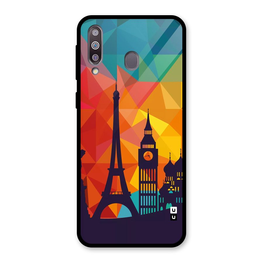 London Art Glass Back Case for Galaxy M30