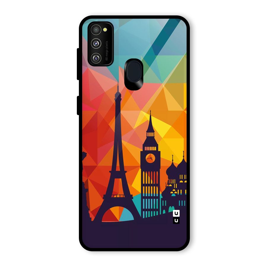 London Art Glass Back Case for Galaxy M30s