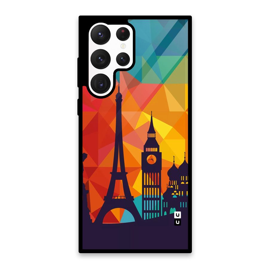 London Art Glass Back Case for Galaxy S22 Ultra 5G