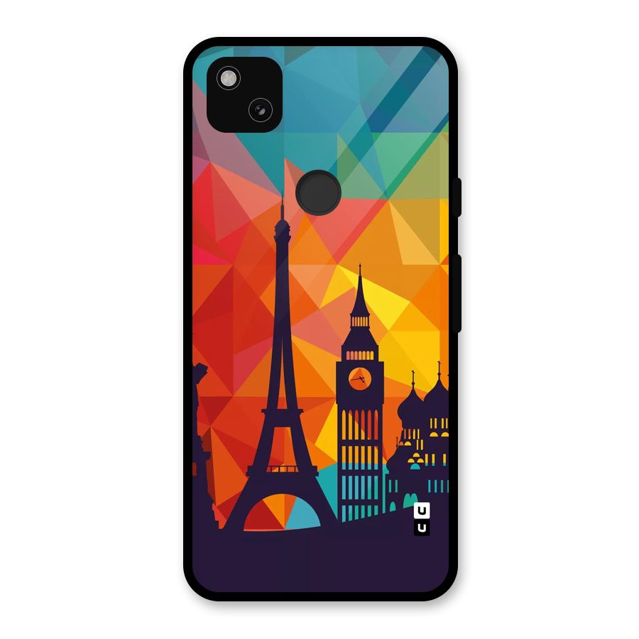 London Art Glass Back Case for Google Pixel 4a