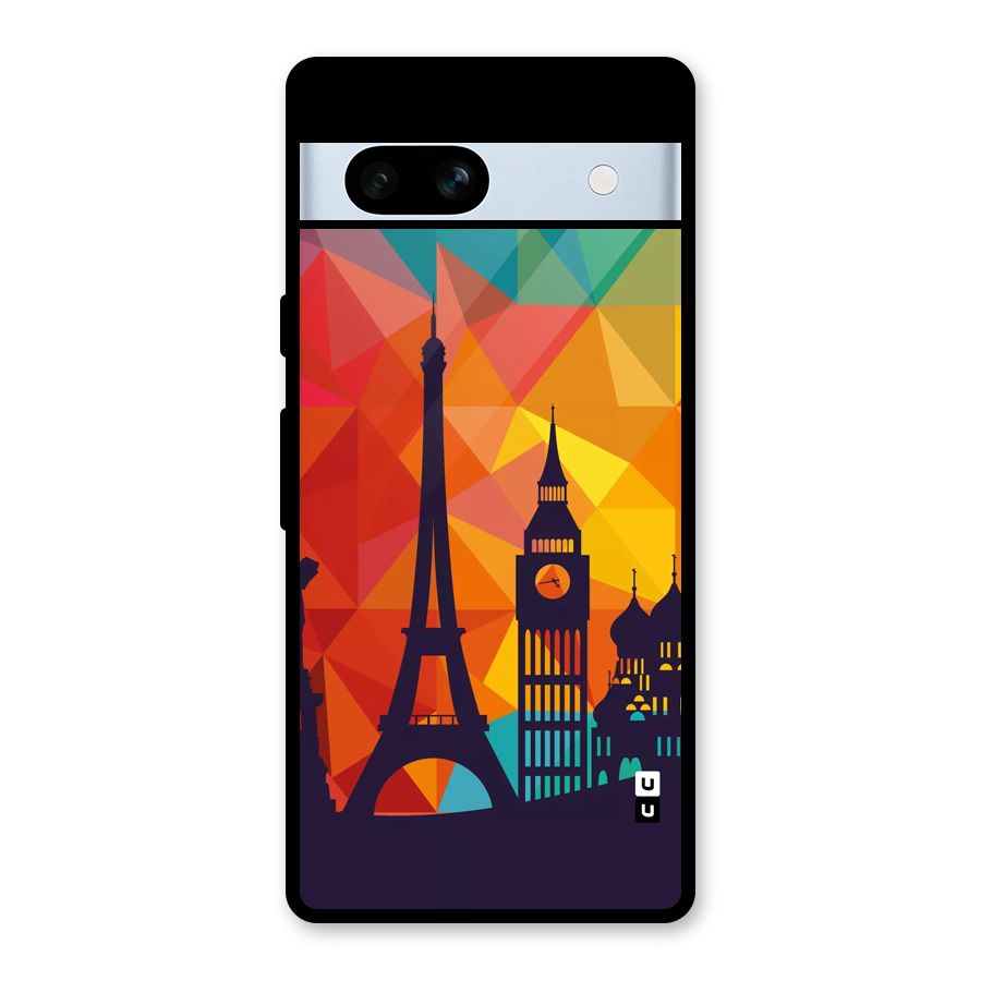 London Art Glass Back Case for Google Pixel 7a