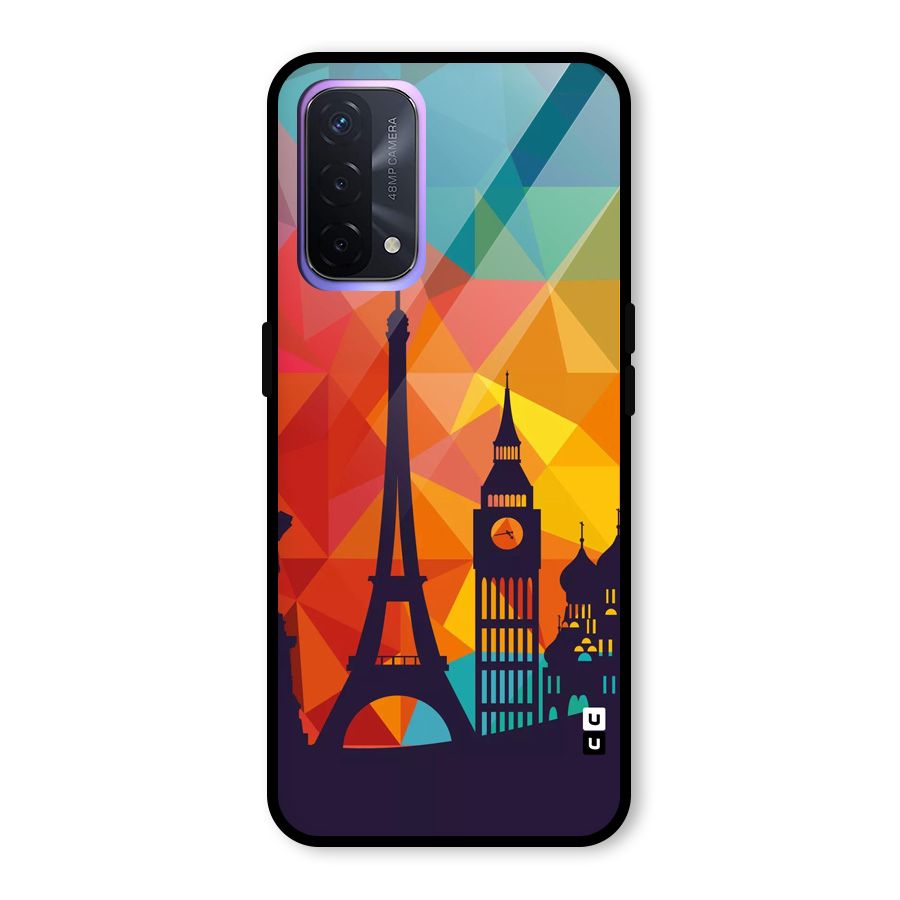 London Art Glass Back Case for Oppo A74 5G