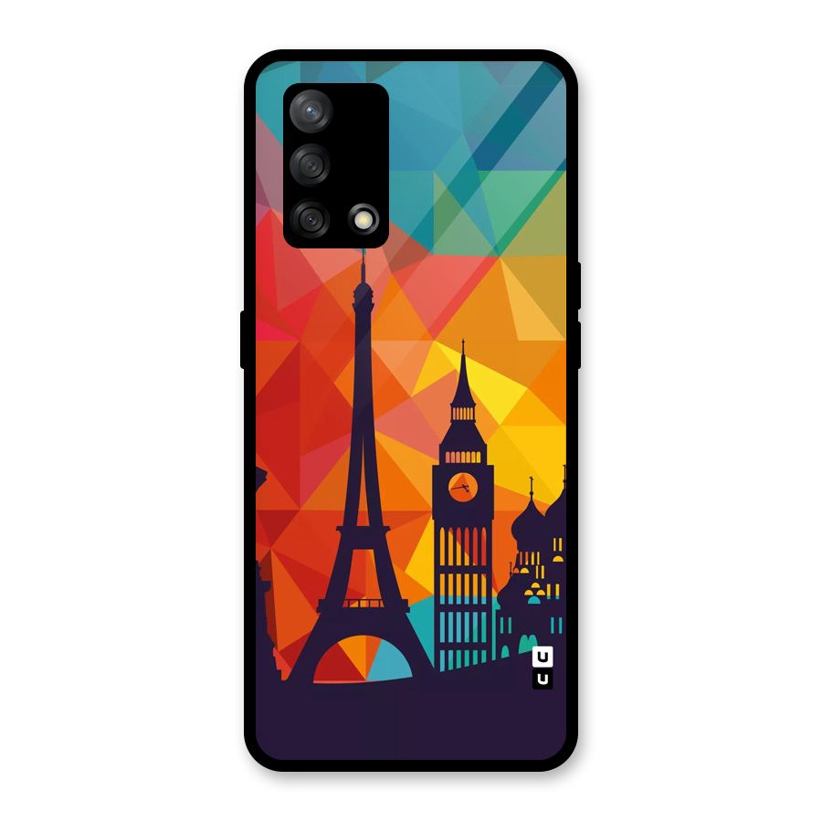 London Art Glass Back Case for Oppo F19