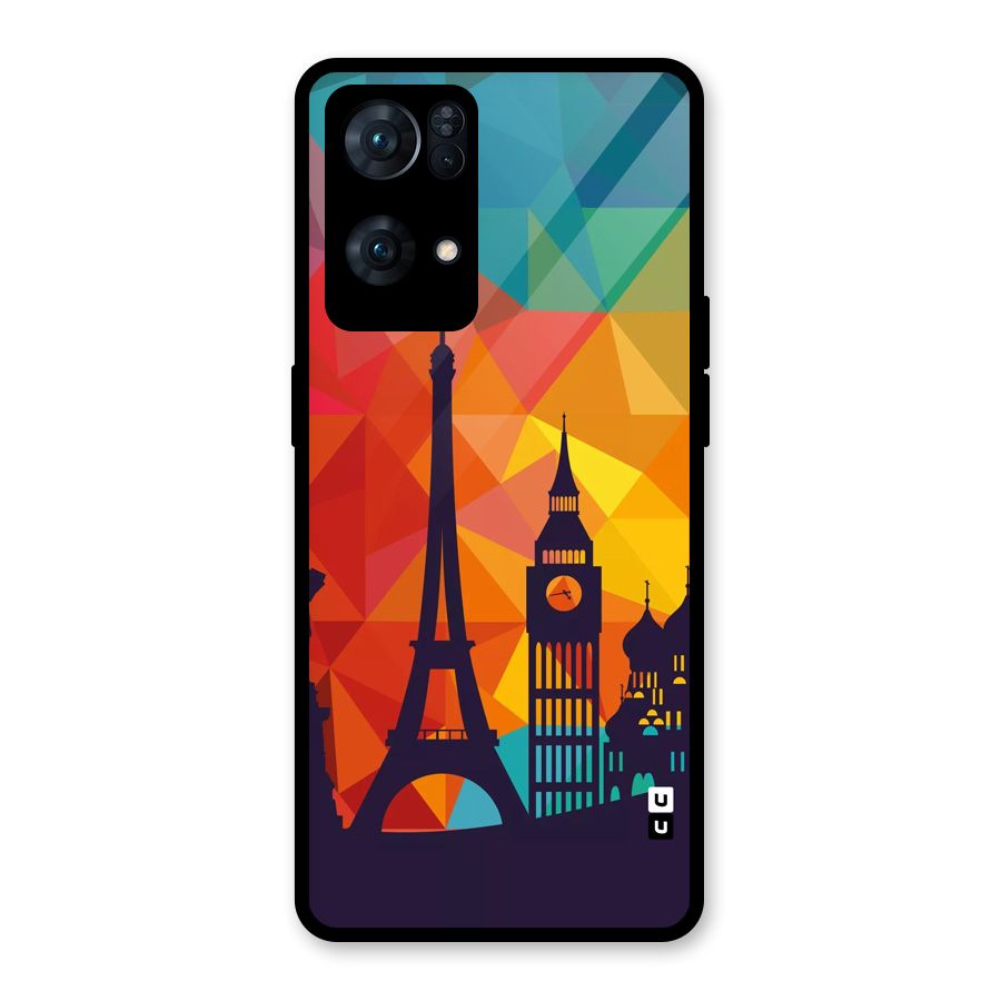 London Art Glass Back Case for Oppo Reno7 Pro 5G