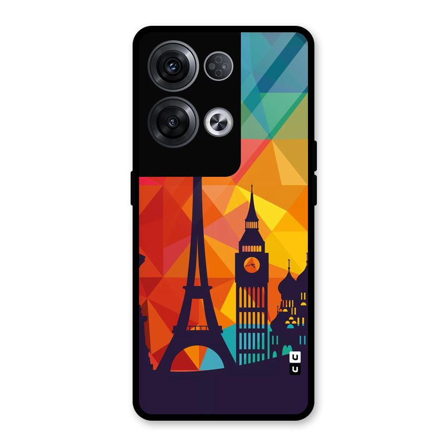 London Art Glass Back Case for Oppo Reno8 Pro 5G
