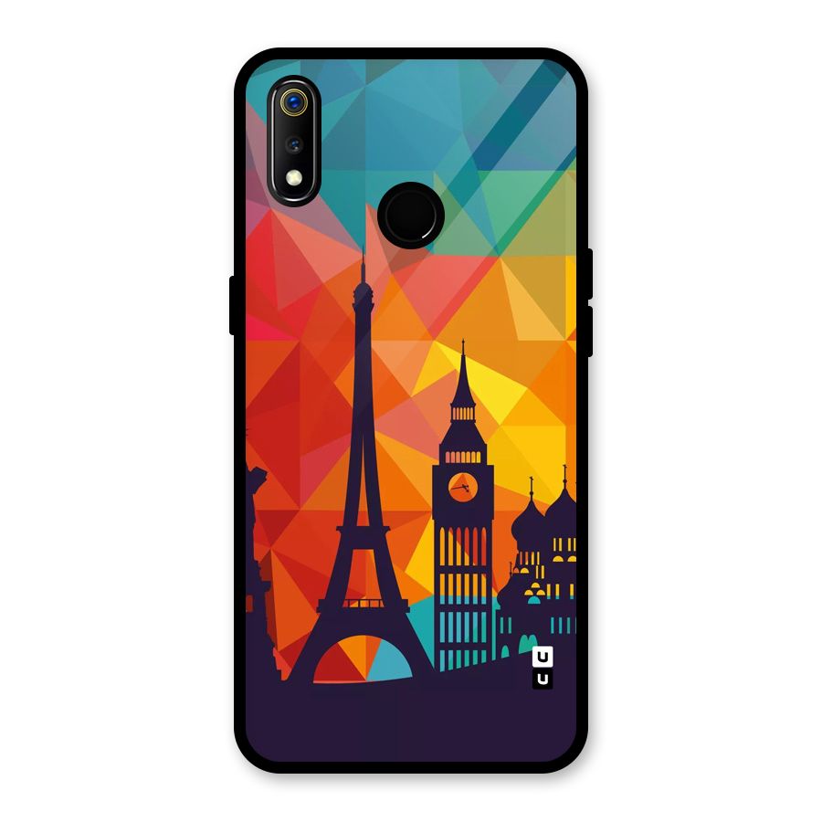London Art Glass Back Case for Realme 3i