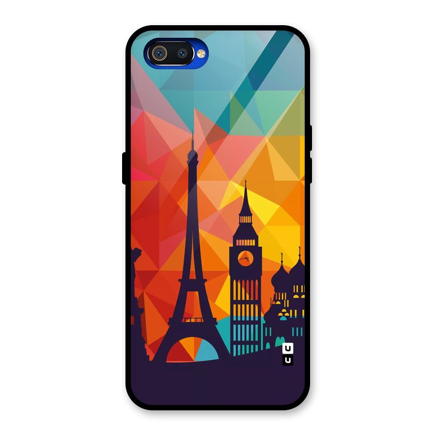 London Art Glass Back Case for Realme C2