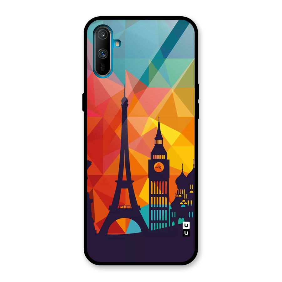 London Art Glass Back Case for Realme C3