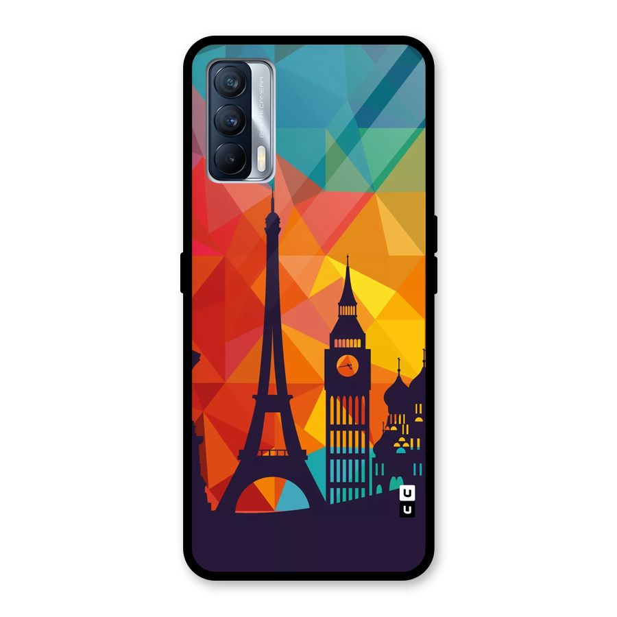 London Art Glass Back Case for Realme X7
