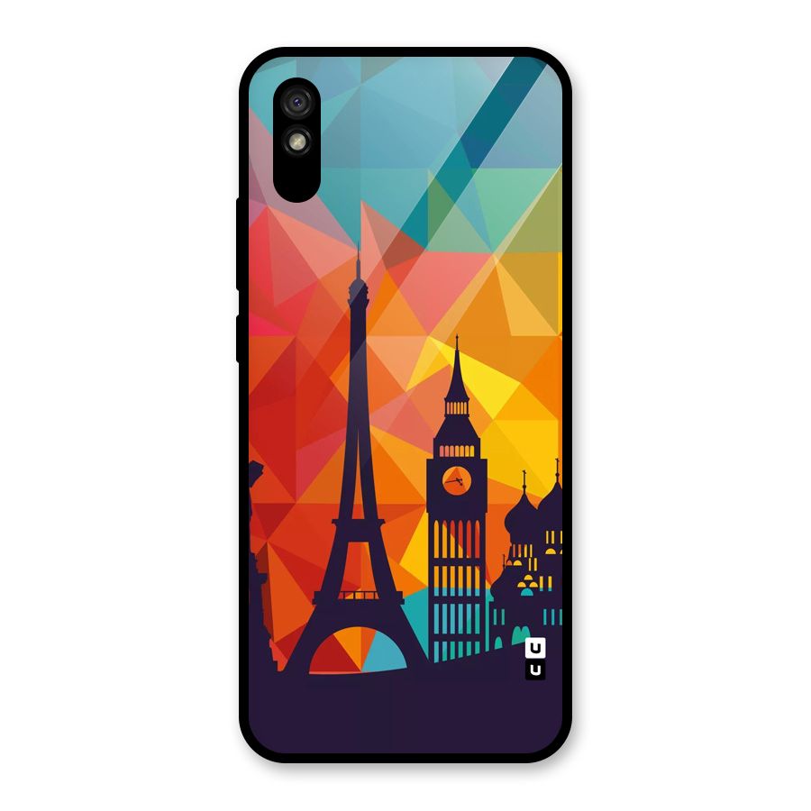 London Art Glass Back Case for Redmi 9i