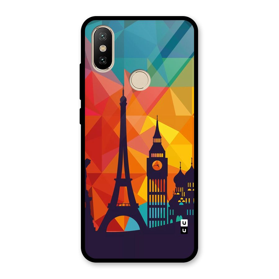 London Art Glass Back Case for Redmi A2