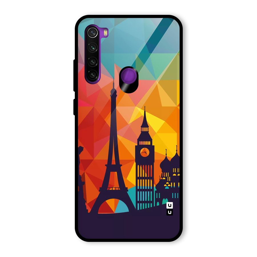 London Art Glass Back Case for Redmi Note 8