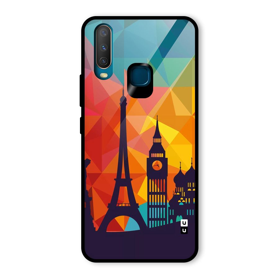 London Art Glass Back Case for Vivo U10