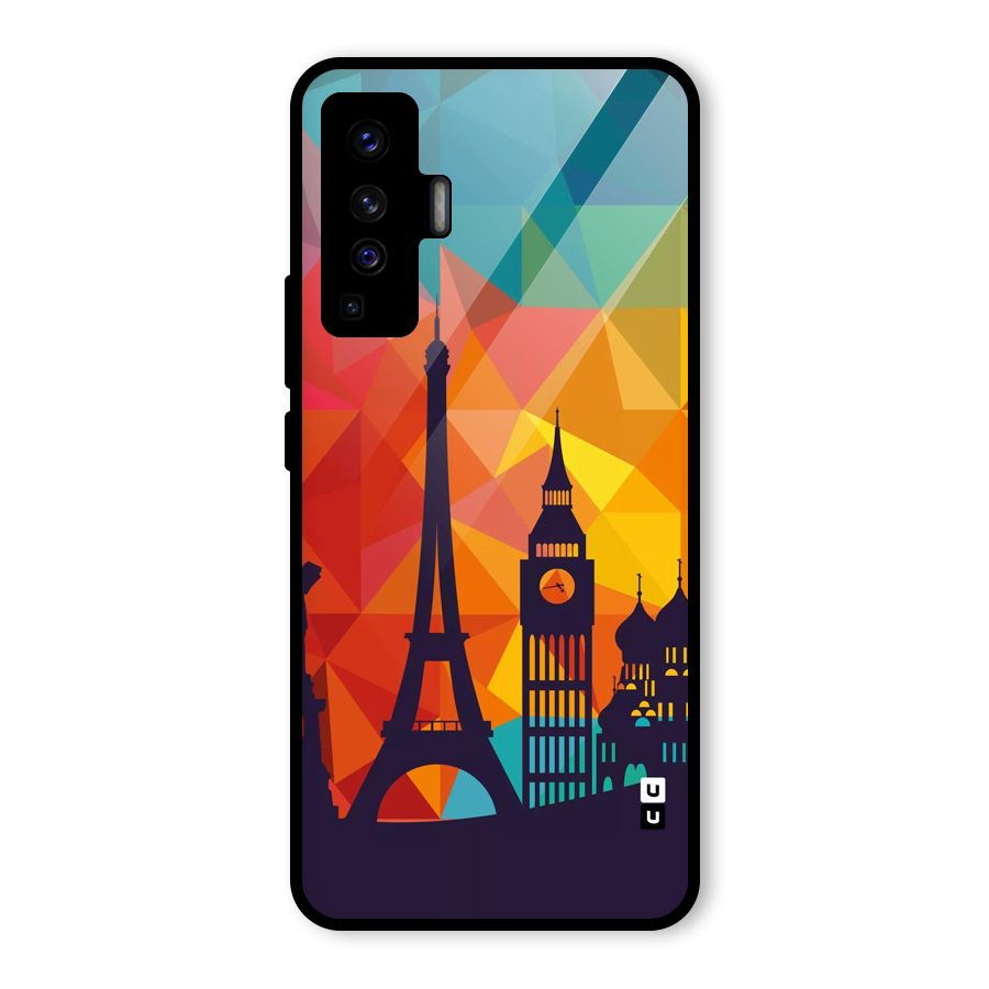 London Art Glass Back Case for Vivo X50
