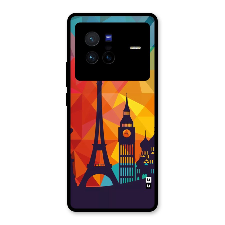 London Art Glass Back Case for Vivo X80