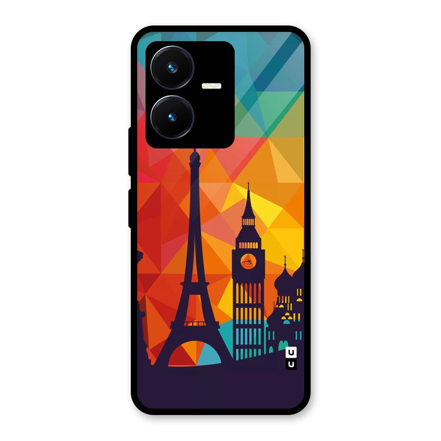 London Art Glass Back Case for Vivo Y22