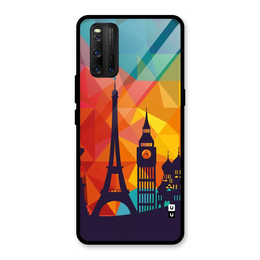 London Art Glass Back Case for Vivo iQOO 3