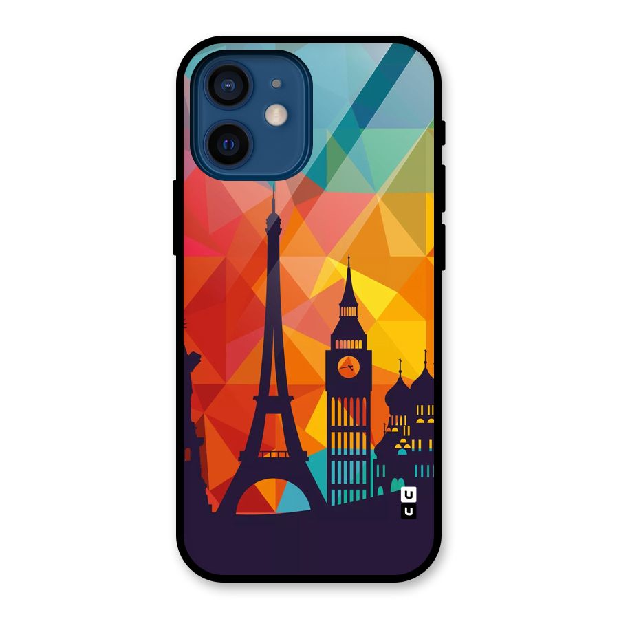 London Art Glass Back Case for iPhone 12 Mini