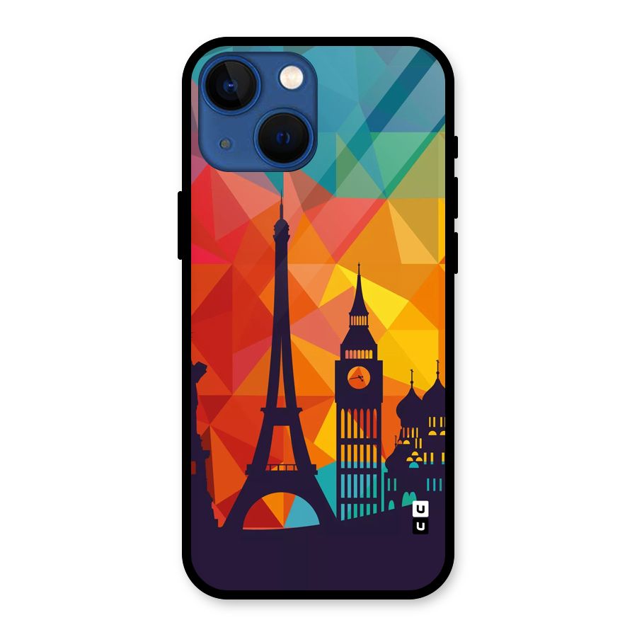 London Art Glass Back Case for iPhone 13 Mini
