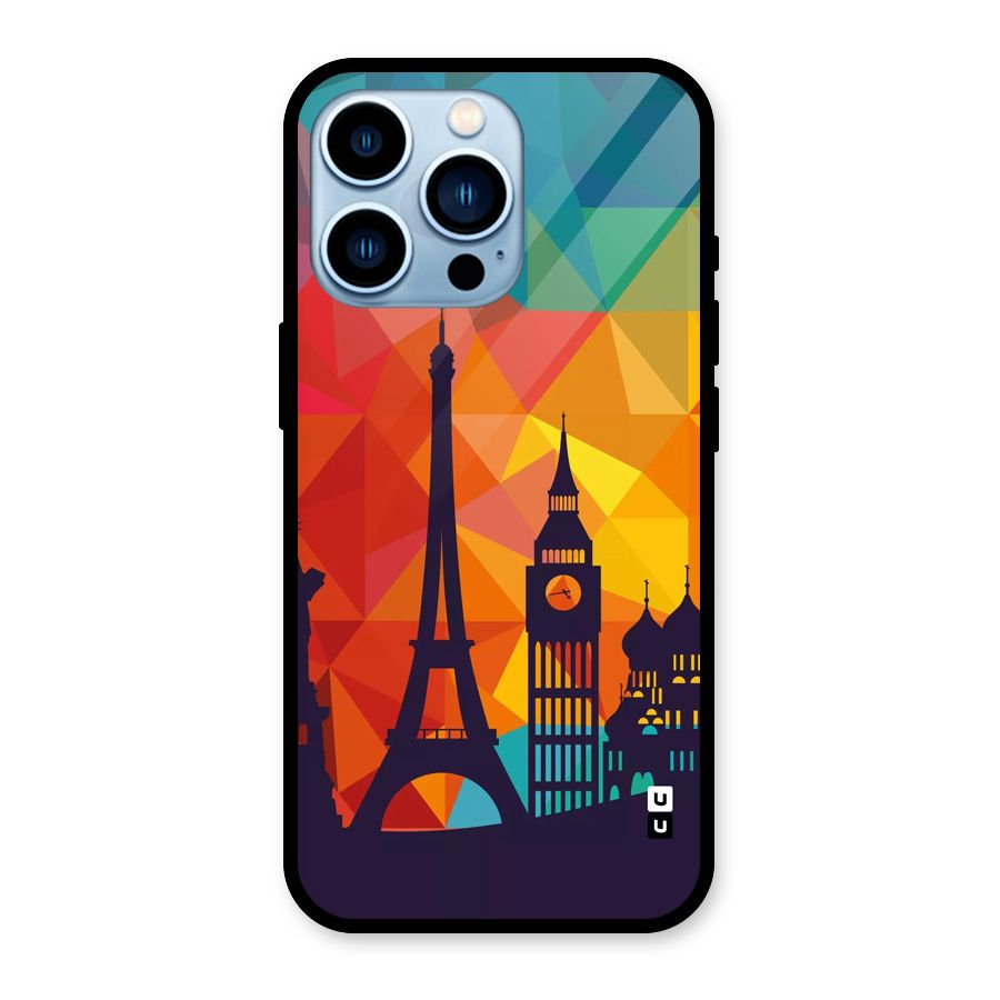 London Art Glass Back Case for iPhone 13 Pro