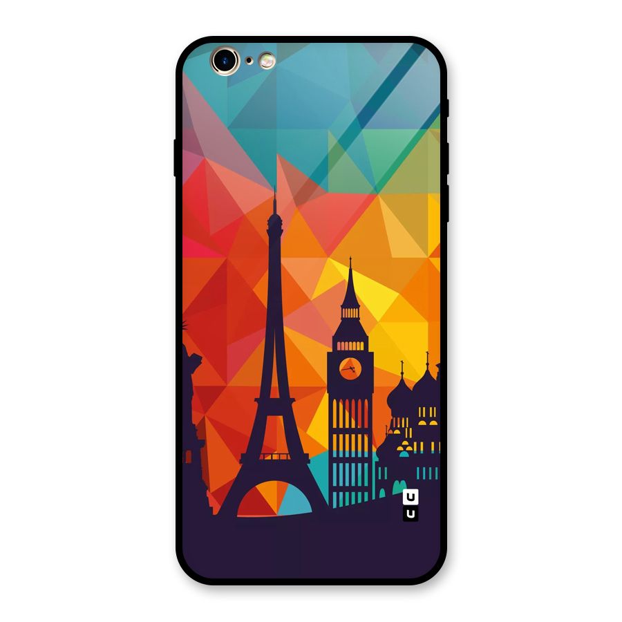 London Art Glass Back Case for iPhone 6 Plus 6S Plus