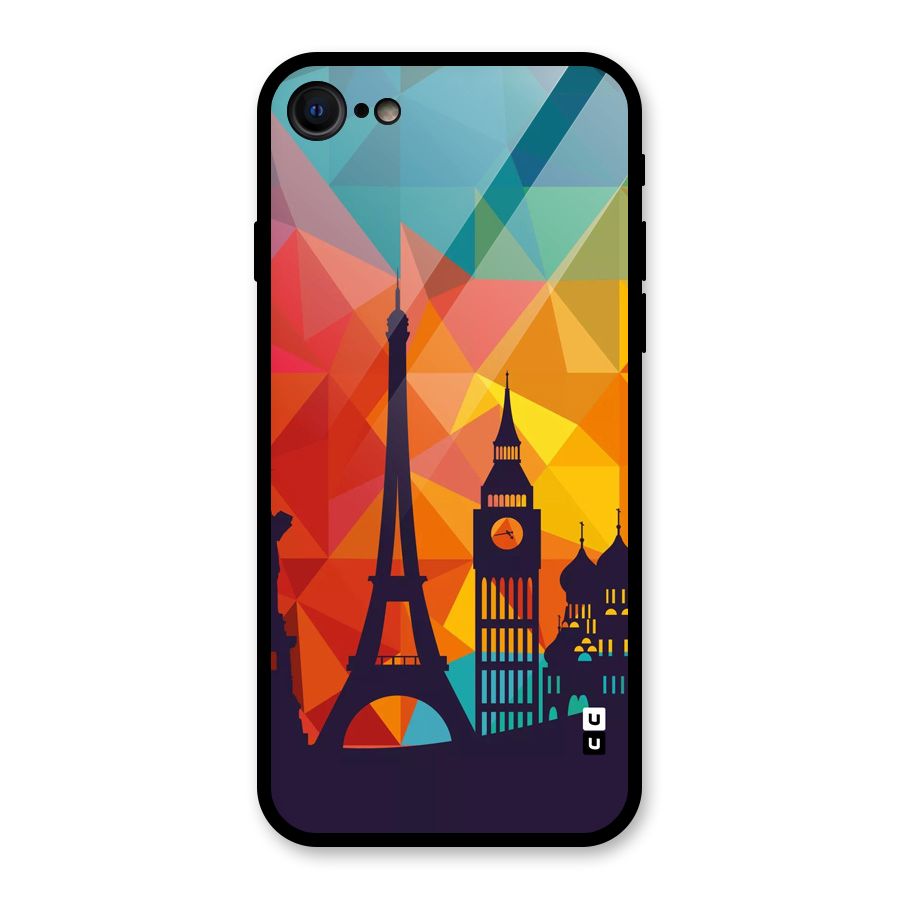 London Art Glass Back Case for iPhone 7