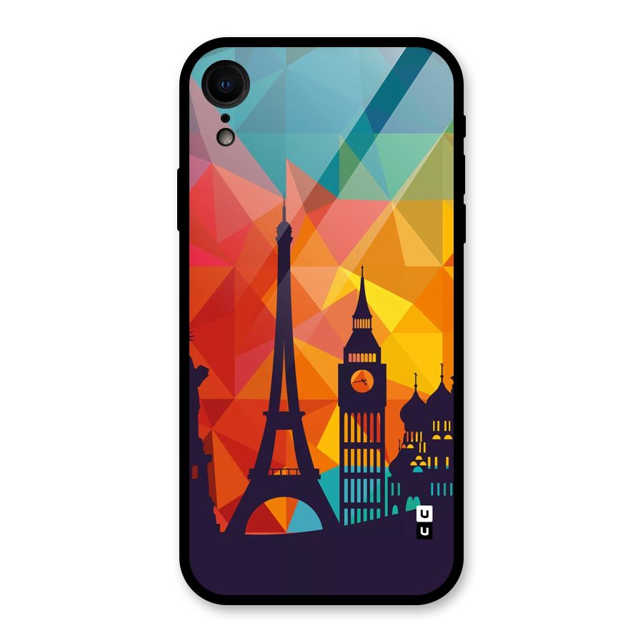 London Art Glass Back Case for iPhone XR