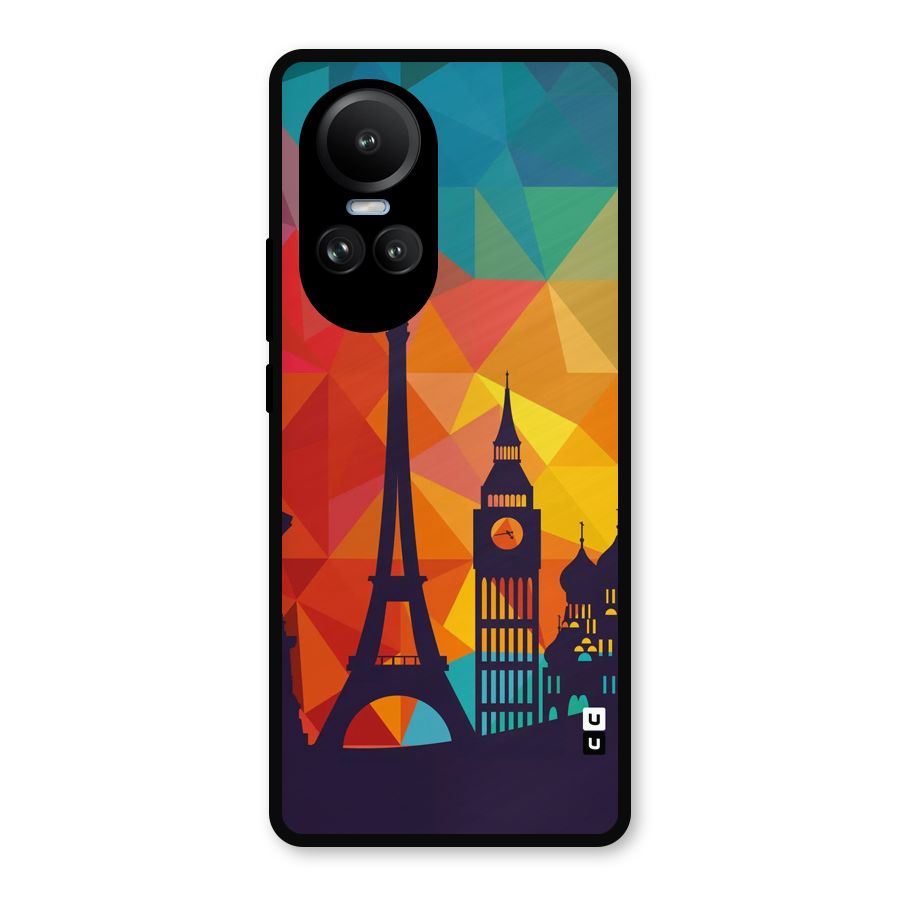London Art Metal Back Case for Oppo Reno10 Pro