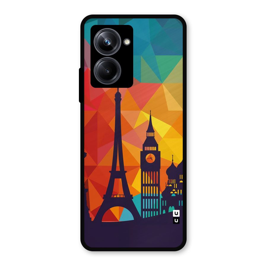 London Art Metal Back Case for Realme 10 Pro