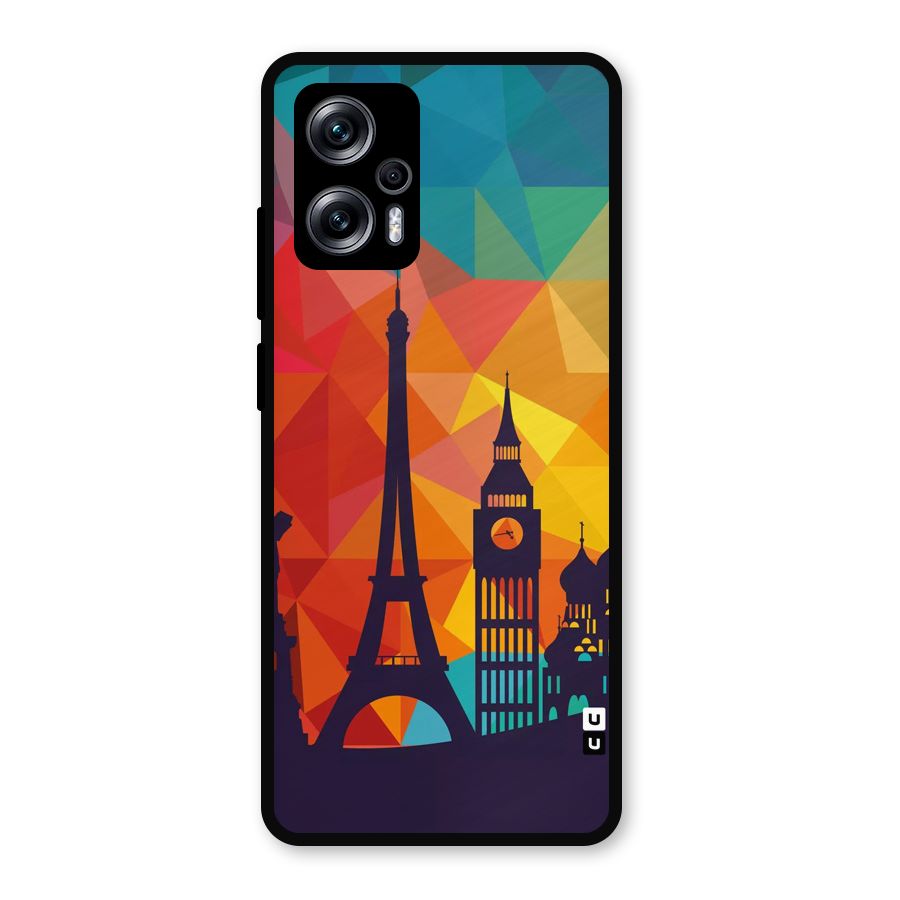 London Art Metal Back Case for Redmi K50i