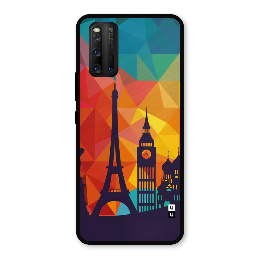 London Art Metal Back Case for iQOO 3