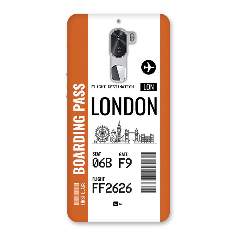 London Boarding Pass Back Case for Coolpad Cool 1