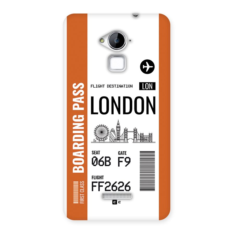 London Boarding Pass Back Case for Coolpad Note 3