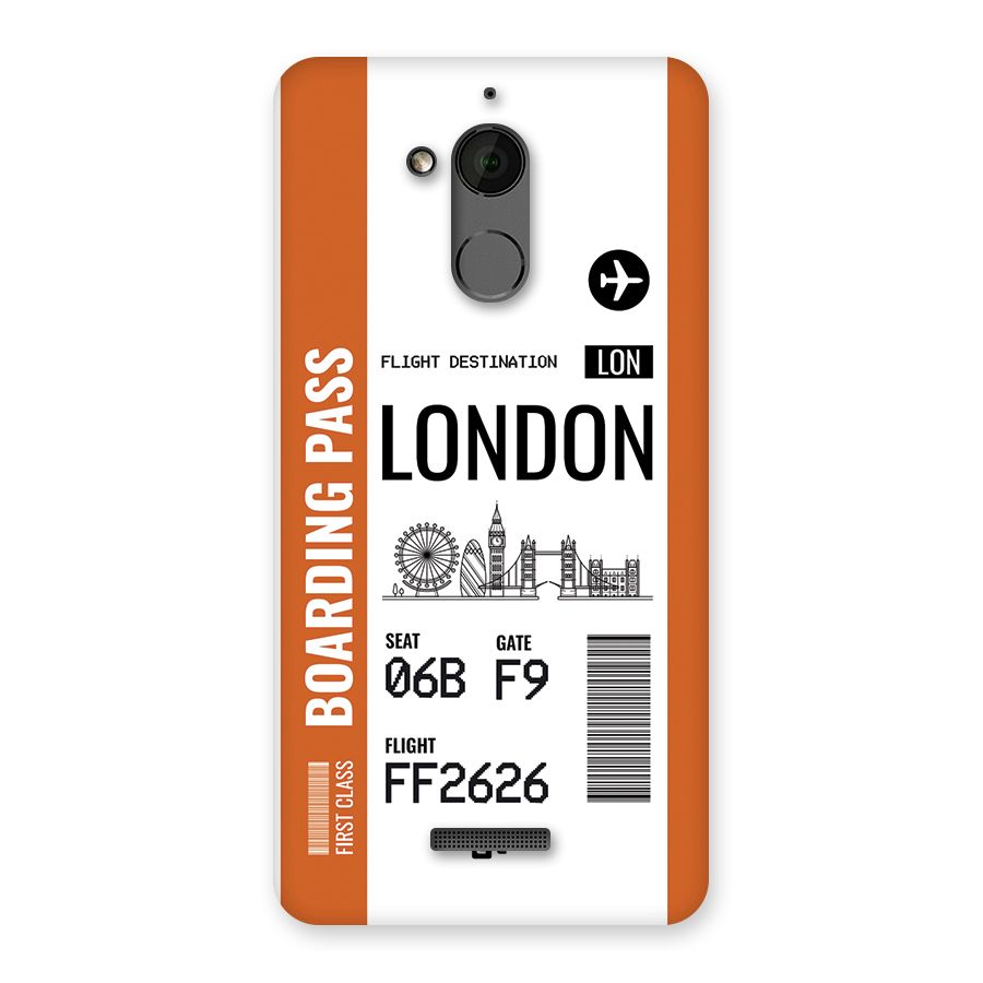 London Boarding Pass Back Case for Coolpad Note 5