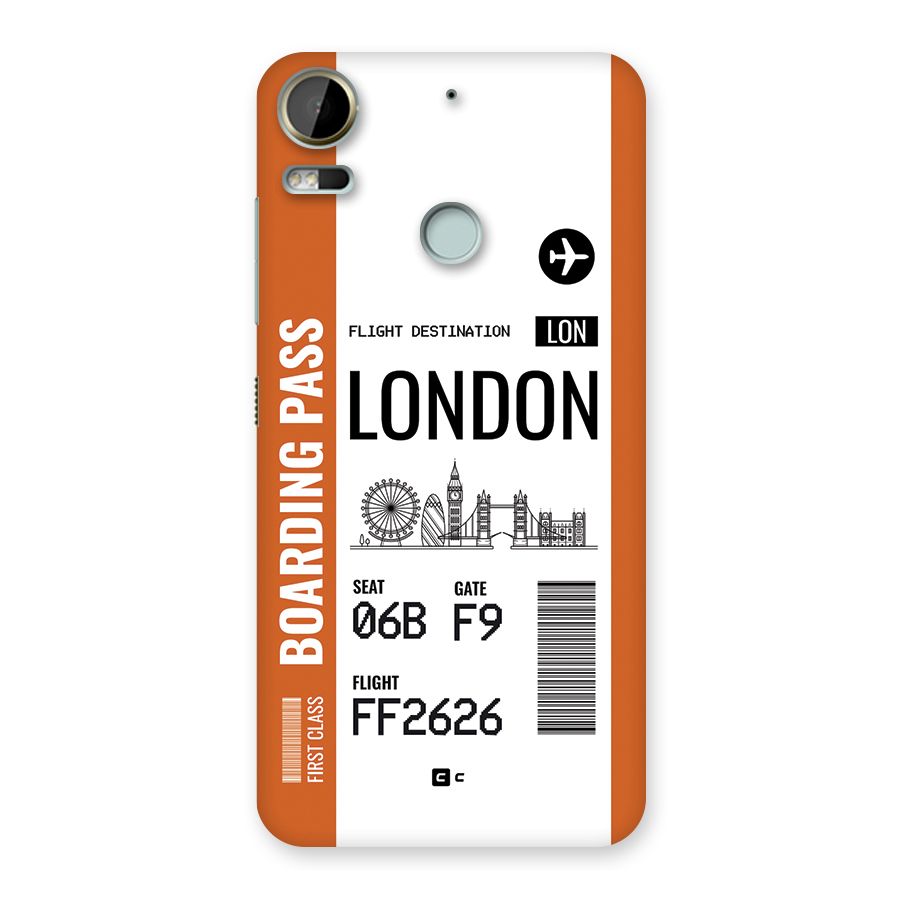 London Boarding Pass Back Case for Desire 10 Pro