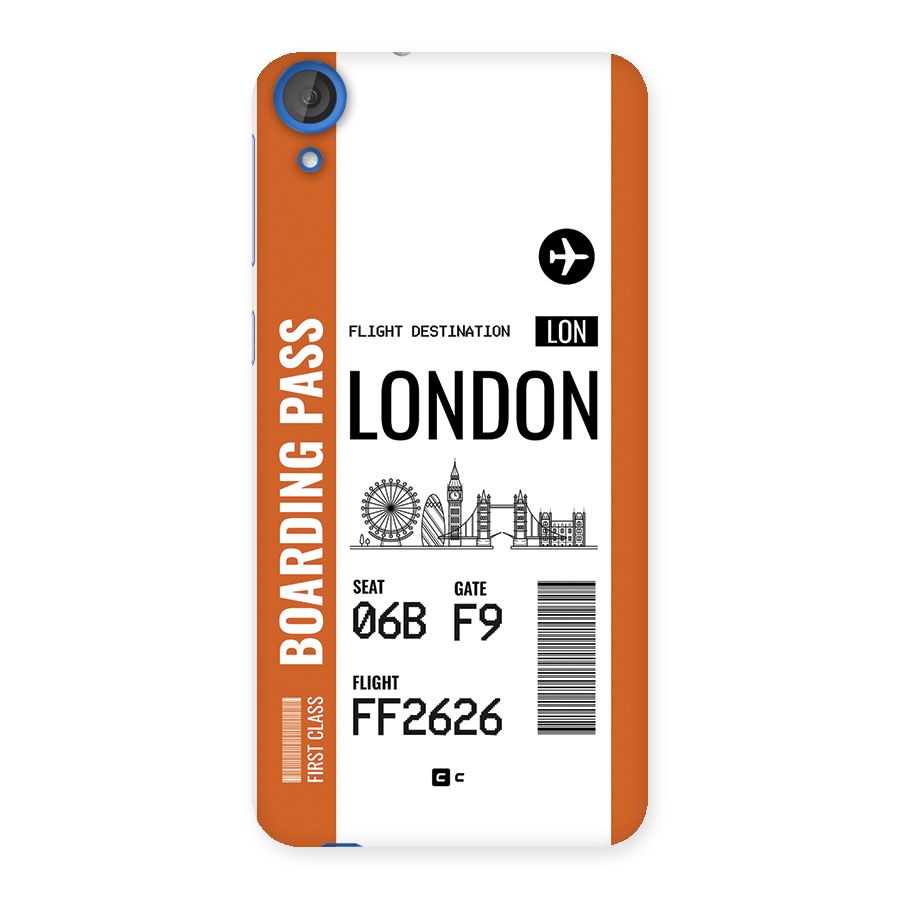 London Boarding Pass Back Case for Desire 820