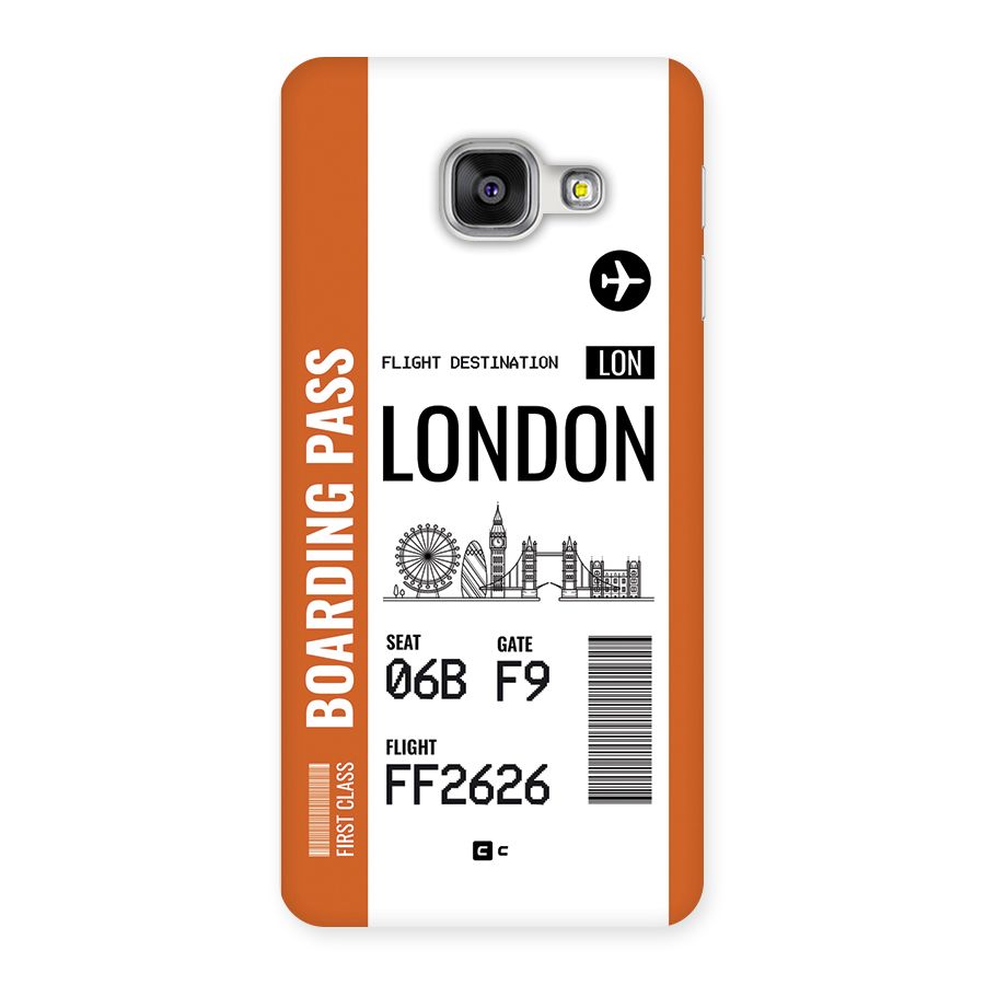 London Boarding Pass Back Case for Galaxy A3 (2016)